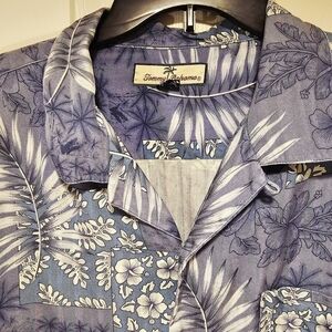 Tommy Bahama Blue Floral Shirt